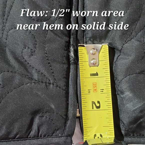 WESTBOUND WOMAN Reversible Black/White Quilted Vest Jacket, 1X - Picture 10 of 11